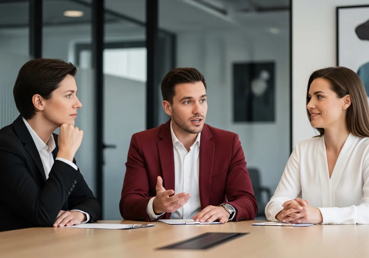 Team im Beratungsgespräch